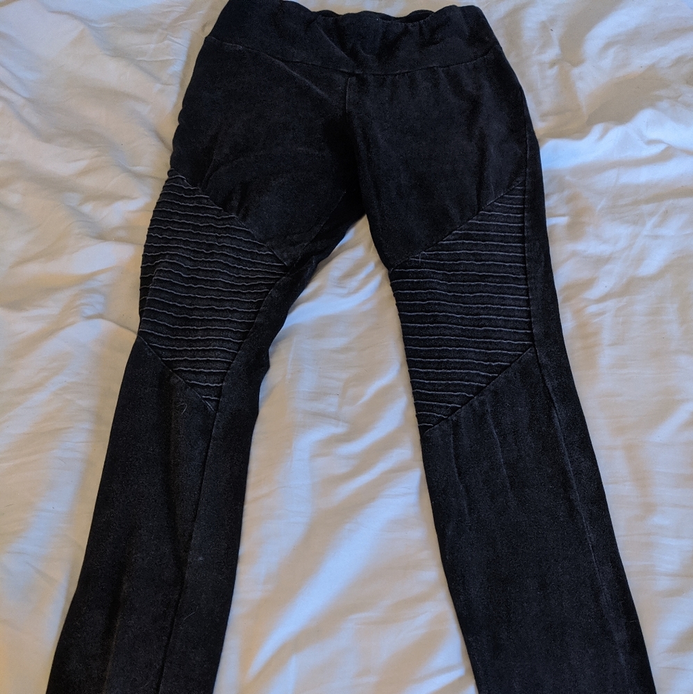 Moto style leggings